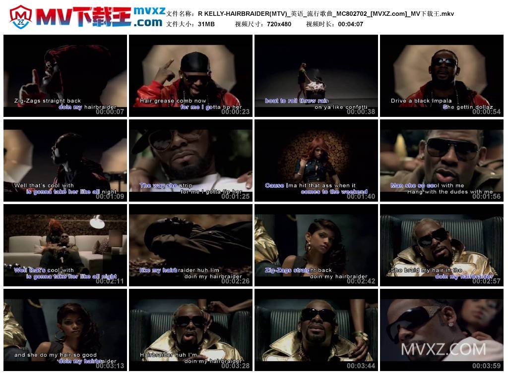 R KELLY-HAIRBRAIDER(MTV)_英语_流行歌曲_MC802702